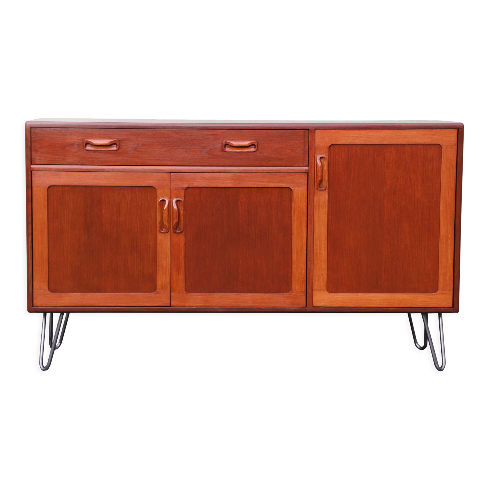 G Plan Teck Hairpin Legs Sideboard Mid Century