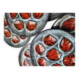 Pornic, 6 oyster plates