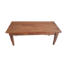 Natural oak coffee table with one drawer