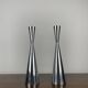 Steel Candle Holder Duo by Erika Pekkari