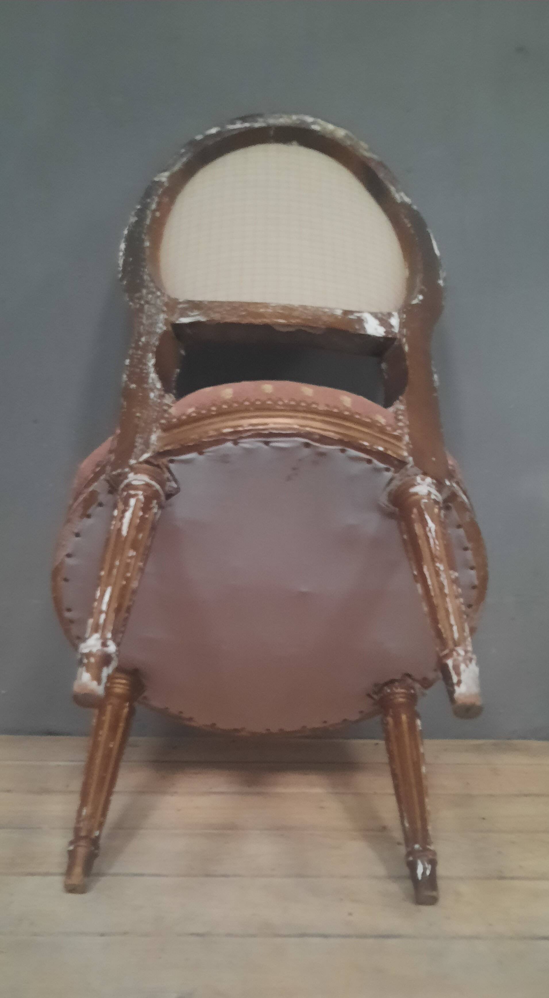 Louis XVI style low chair