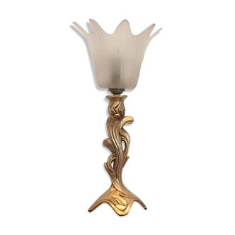 Lampa art déco en bronze