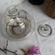 Carafe en verre avec  étoiles dorées