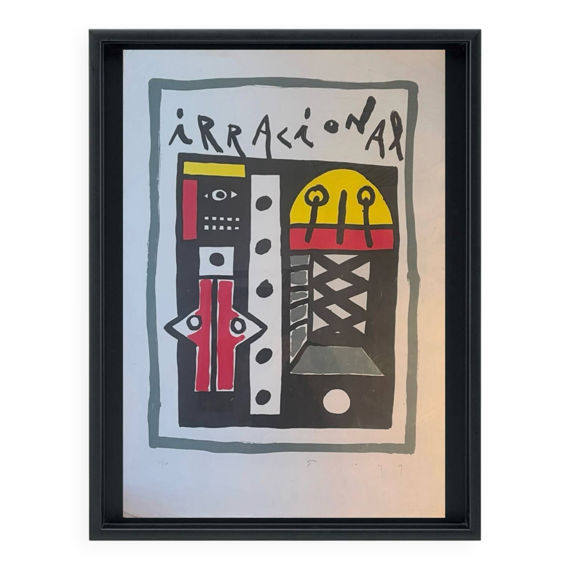 Screen print by Ignasi Sumoy