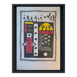 Screen print by Ignasi Sumoy