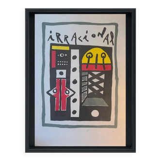 Screen print by Ignasi Sumoy