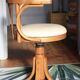 Fauteuil de bureau Americain pivotant en bois Thonet