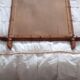Antique bamboo mirror 51x81cm