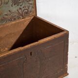 Antique solid wood trunk dated 1836 #13
