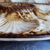 Oyster service, platter and 6 Longchamp oyster plates.