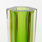 Sommerso vase, Murano glass, designed by F. Poli, Italy, 1950s