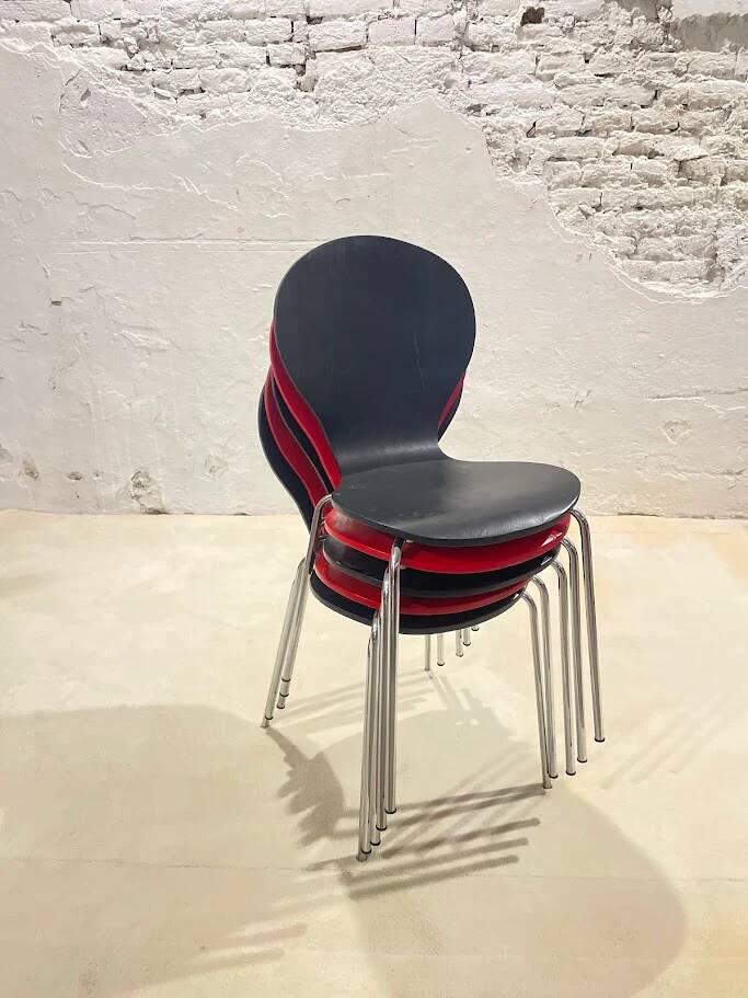 Modern Swiss chair in Scandinavian style, 1990s.
