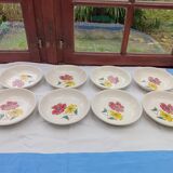 8 hollow plates old caps