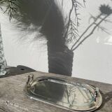 Silver-plated duck foie gras dish