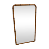 Wooden mirror imitation old bamboo
