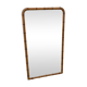 Wooden mirror imitation old bamboo