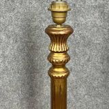 old column floor lamp in gilded wood Louis XVI style