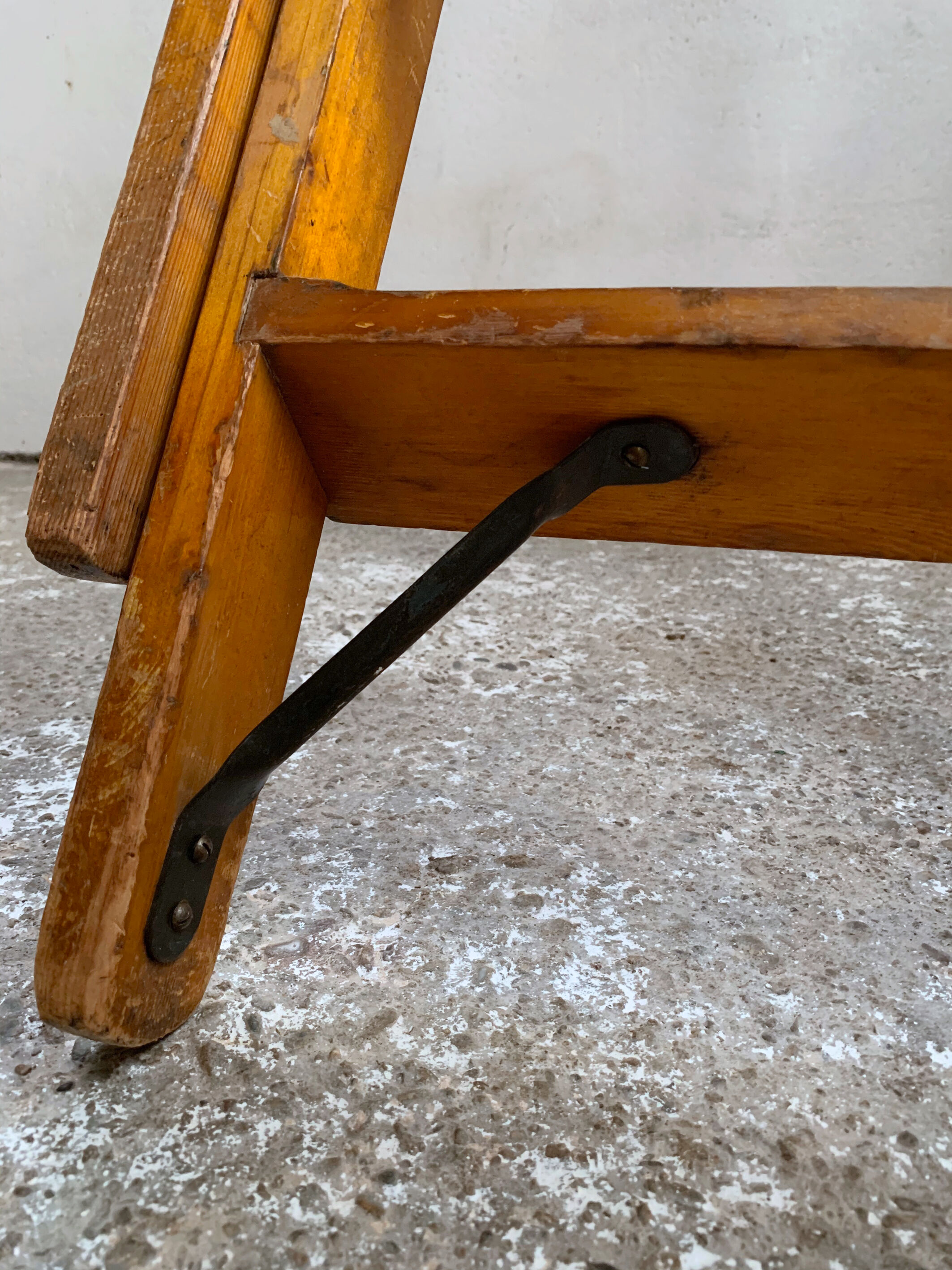 Former Slingsby wood workshop stepladder - 7 steps - english