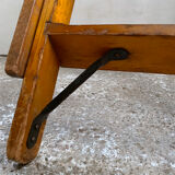 Ancien escabeau d’atelier bois Slingsby - 7 marches - anglais