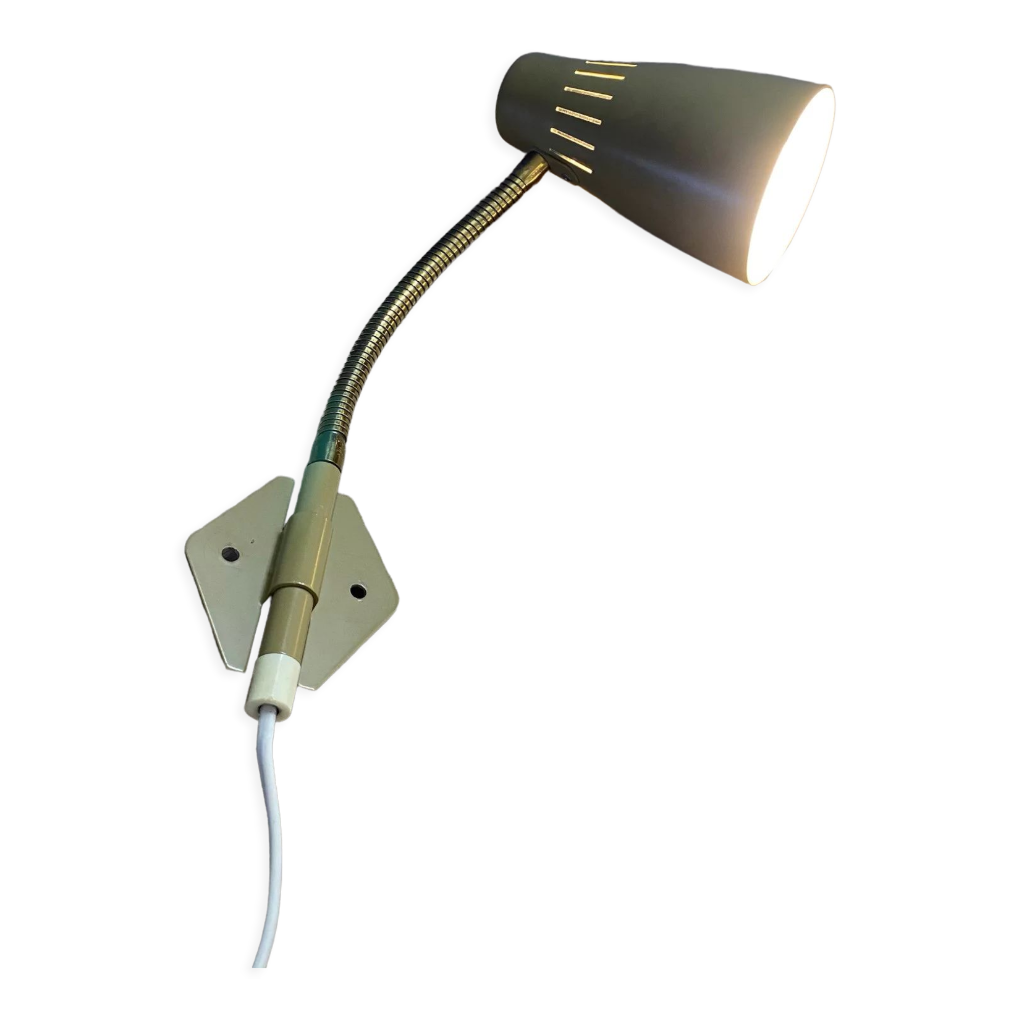 Vintage metal wall lamp