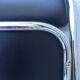 Chaise pliante chrome et skaï, vintage 70
