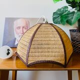 Large Vintage Rotin hanging