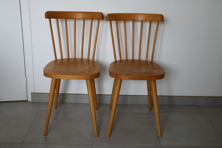 2 chairs Baumann 740G light beech