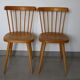 2 chaises Baumann 740G hêtre clair
