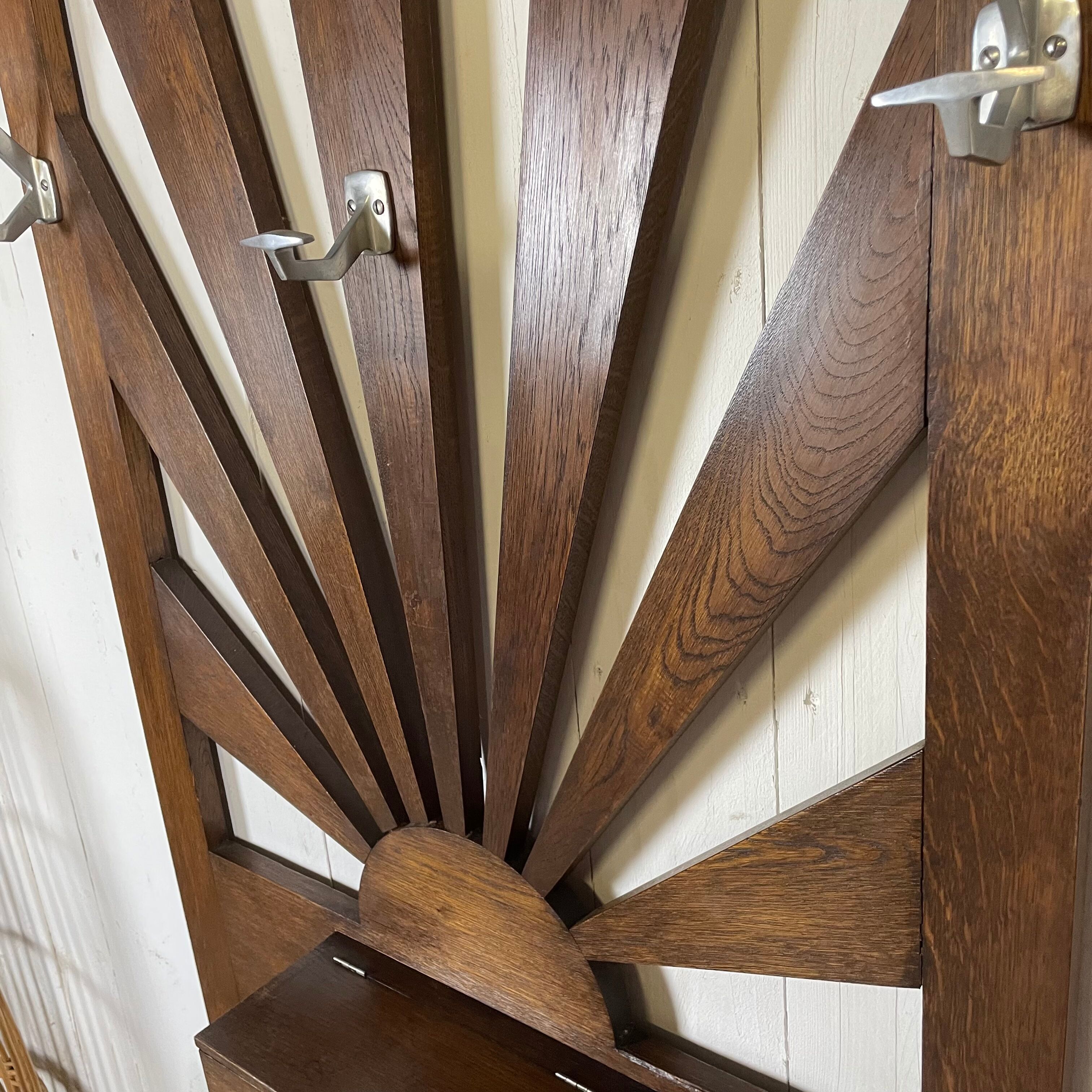 Coat rack art deco cloakroom