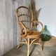 Fauteuil en rotin vintage
