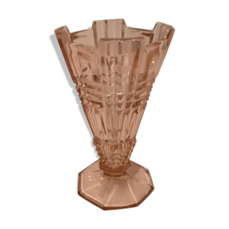 Glass vase rose