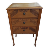 Three drawer chest of drawers