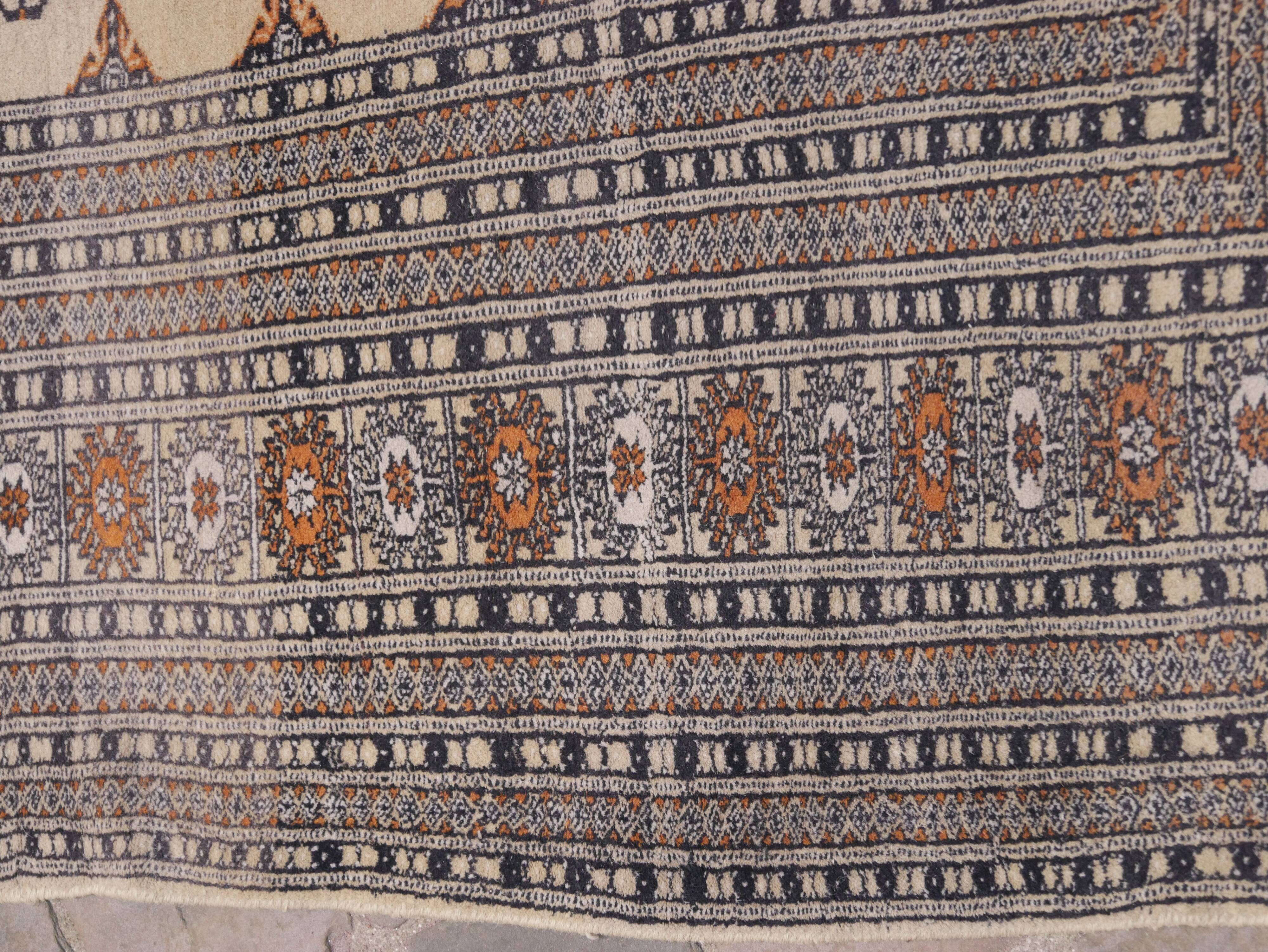 Handmade Oriental Carpet Bukhara Pakistan