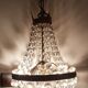 Lustre montgolfière à pampilles