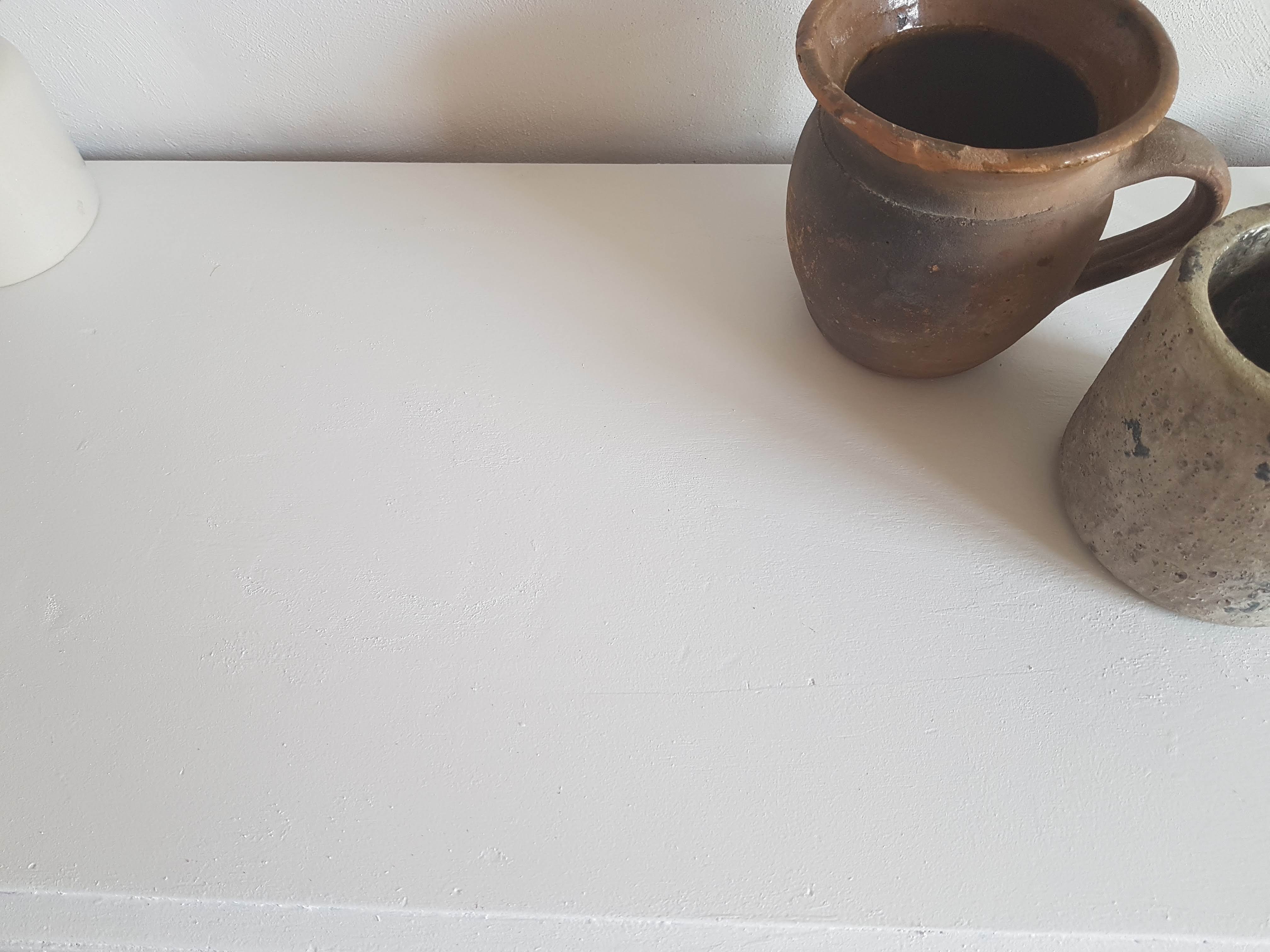 Old white Parisian buffet