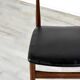 Ensemble de 4 chaises en teck du milieu du siècle. Style vintage moderne/rétro/danois.