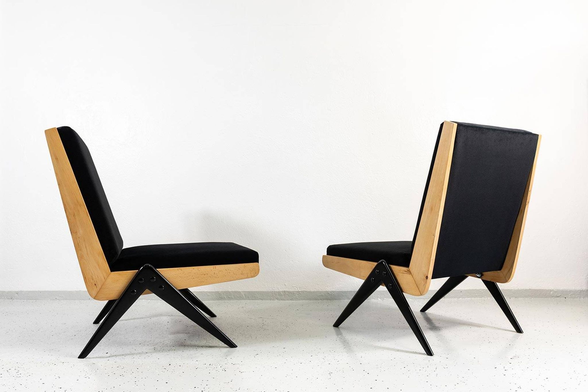 Modernist Chairs, Type 1312 By Slupskie Furniture Factory, Poland, 1960s
