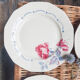 Lot de 6 assiettes plates "boulogne" Digoin Sarreguemines