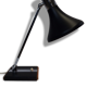 Lampe de bureau vintage noir italien