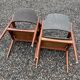 two armchairs model 62A designed by Arne Vodder for Sibast Møbler,