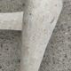 Table basse en travertin forme libre vers 1980