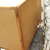Vintage rattan buffet