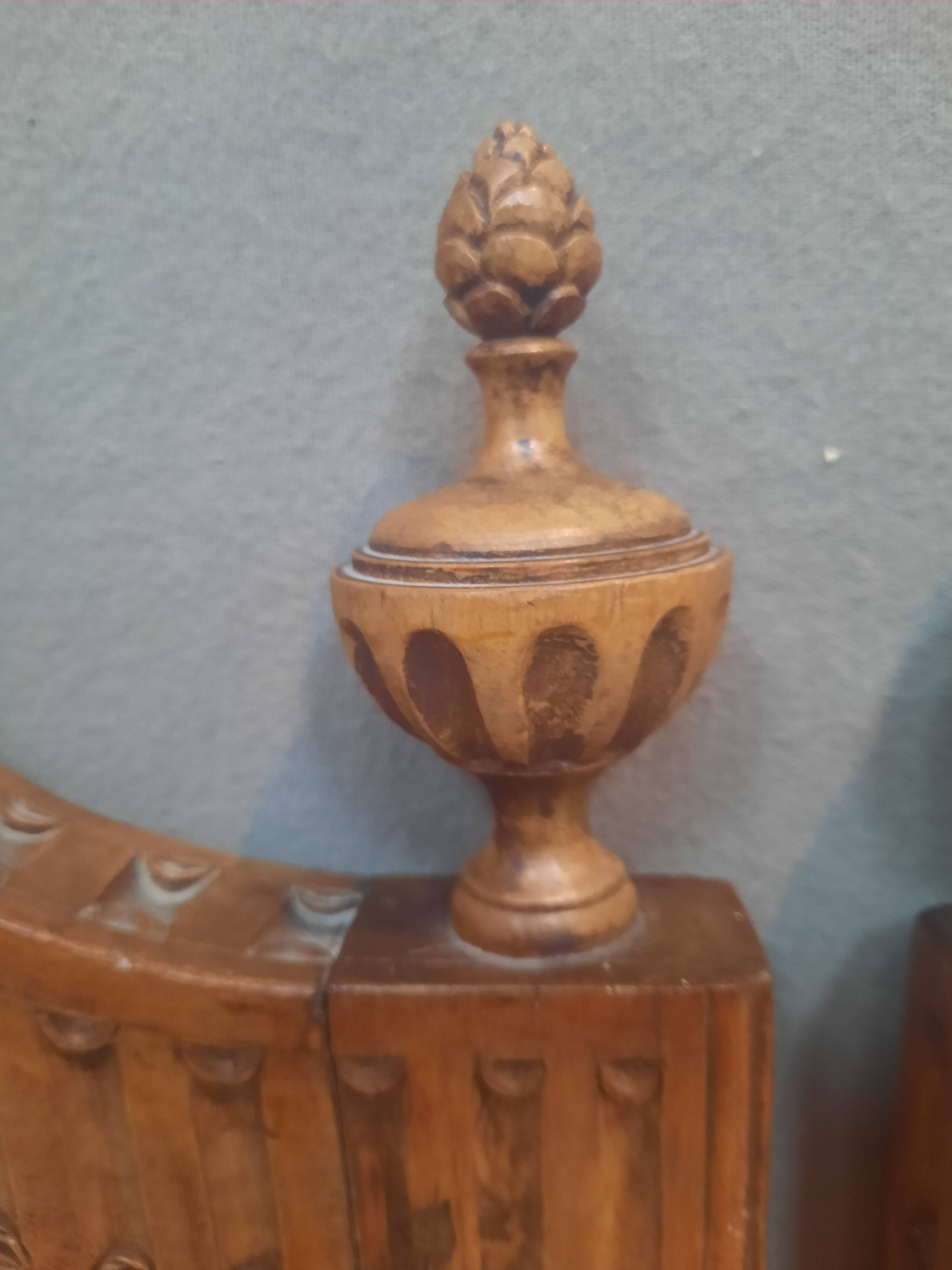 Louis XVI period bed with bedding