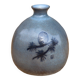 Glazed terracotta ball vase