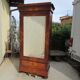 Mahogany one-piece ice cream cupboard cabinet