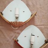 Pairs of wall light seashells