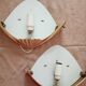 Pairs of wall light seashells
