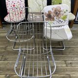 6 Gastone Rinaldi chrome chairs from the 70s