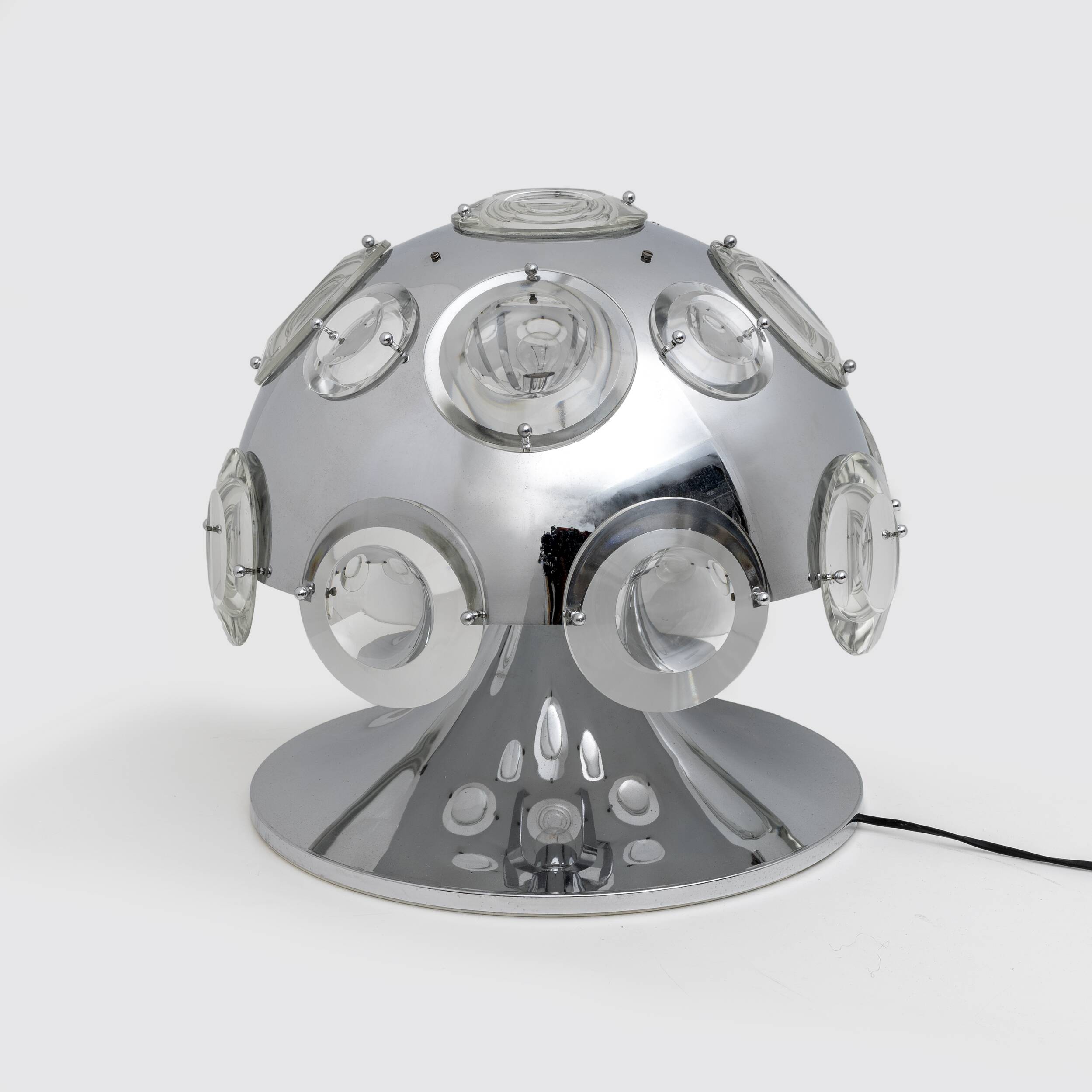 Oscar Torlasco for Stilkronen Italian Rare Big Table Lamp, 1970s