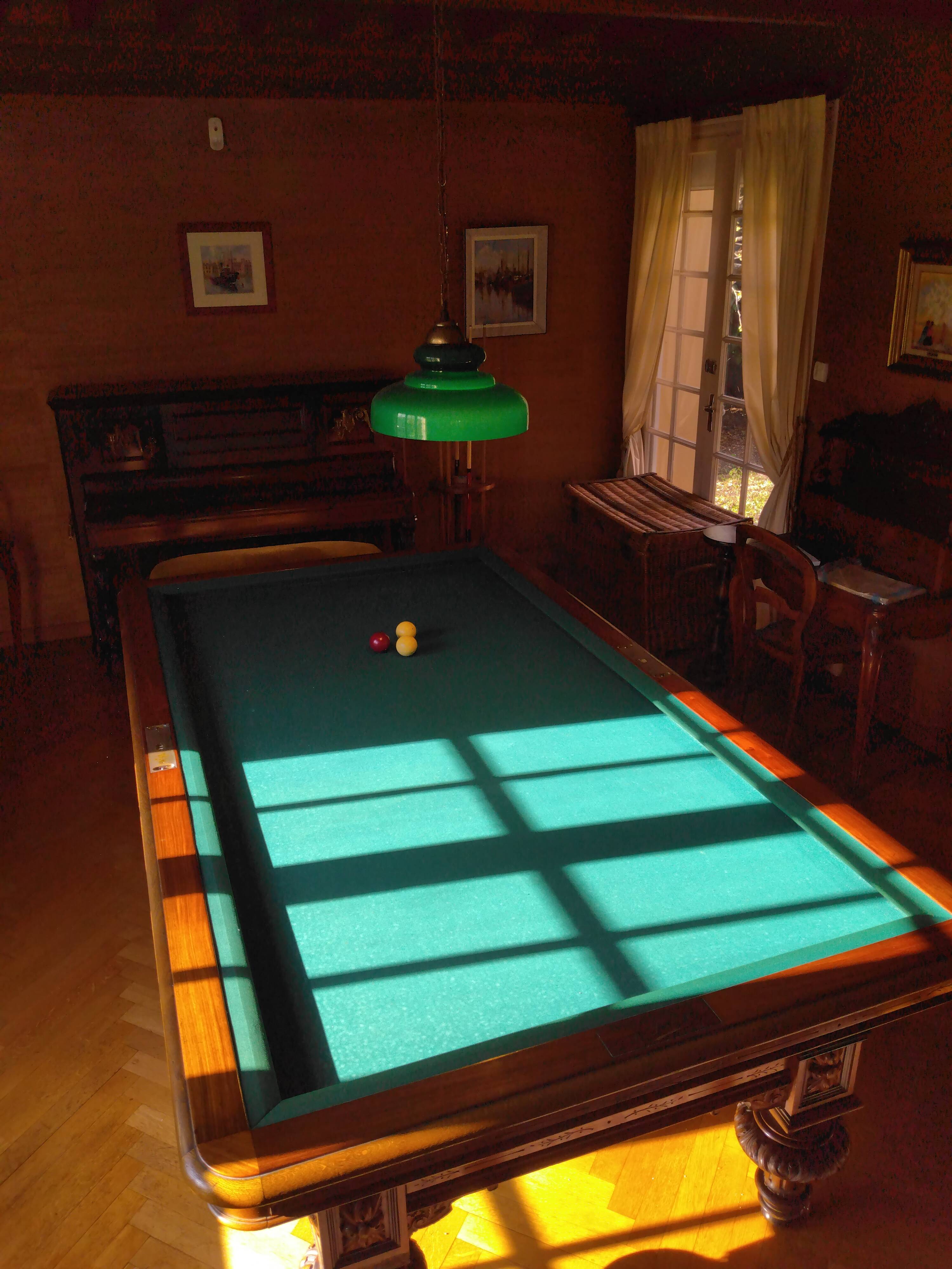 French billiards Napoleon 3 unique piece made in Toulouse